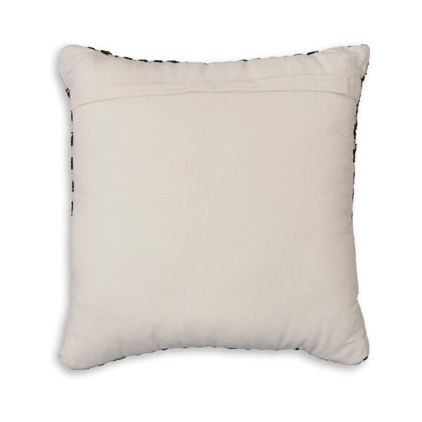 Digy 19 Inch Accent Pillow Set of 4, Handwoven Key Pattern, Black White