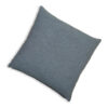 Ina 22 Inch Accent Throw Pillow Set of 4, Square, Classic Blue Cotton Linen