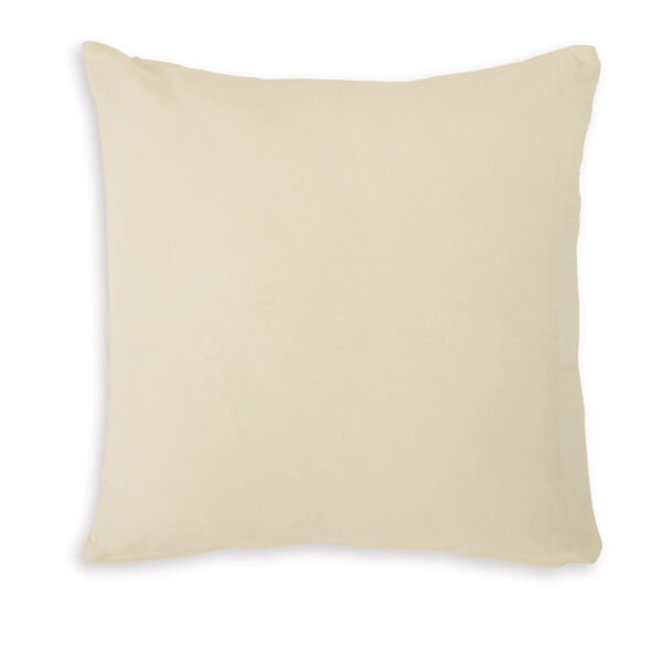 Kyla 22 Inch Accent Pillow Set of 4, Embroidered Geometric Pattern, Cream