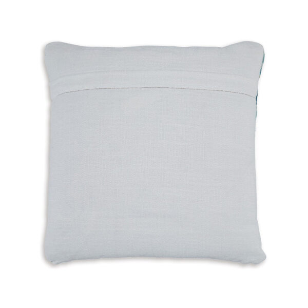 Sery 18 Inch Accent Pillow Set of 4, Indoor Outdoor Woven Geometric, Blue