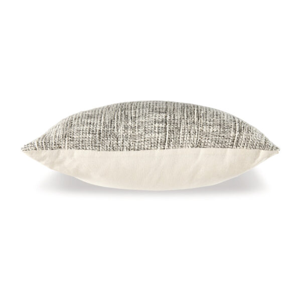 Throw Pillow Set of 4, 20 Inch Square, Cotton, Black and White Stripes