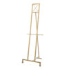 57 Inch Easel Stand, Gold Iron Frame, Free Standing for an Artists Touch