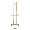70 Inch Easel Stand, Gold Iron Frame, Free Standing, Large