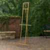70 Inch Easel Stand, Gold Iron Frame, Free Standing, Large
