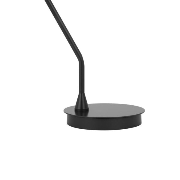 Sty 24 Inch Task Table Lamp, Swivel Gray Shade, Angled Thin Metal Pole