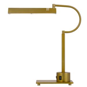 Hoso 18 Inch Desk Lamp, 2 USB Ports, AdjusDesk Bronze Metal Frame