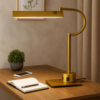 Hoso 18 Inch Desk Lamp, 2 USB Ports, AdjusDesk Bronze Metal Frame