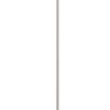 Plue 63 Inch Floor Lamp, Chrome Pole Round Base, Off White Drum Shade