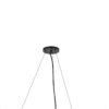 Sena 36 Inch Chandelier, Sputnik Style w Canopy, Charcoal Gray Metal