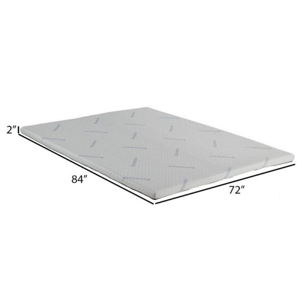 Neko 2 Inch California King Mattress Topper, Soft NU TEX Polyurethane Foam