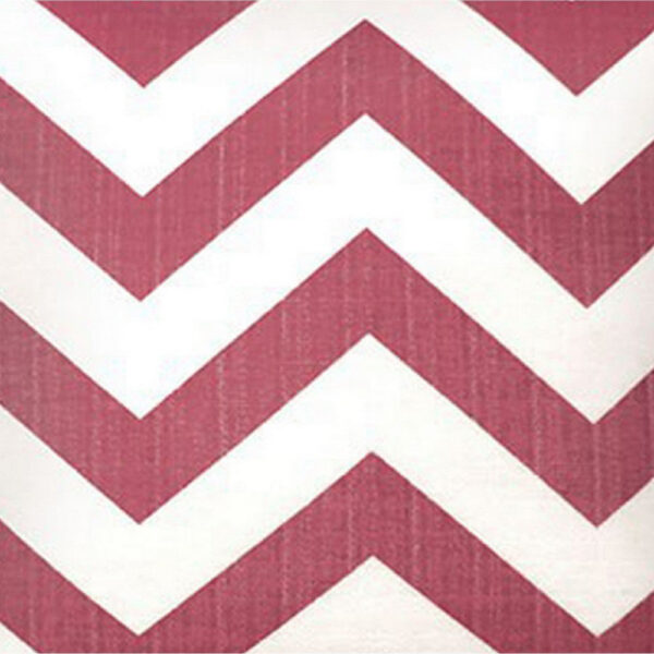 Zoe Contemporary Pillow, Red Chevron, Set of 2