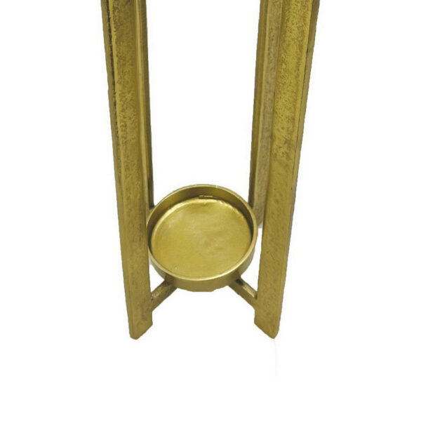 Siana Tabletop Decor, Candle Holder, 31 Inch, Gold Finished Metal