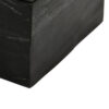 Axel Decorative Storage Box, Gold Geometric Inlay, Black Marble 9 Inch