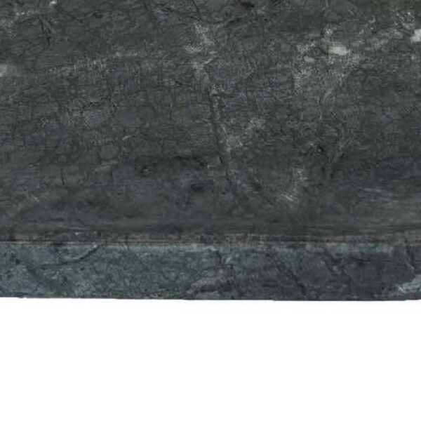 Decorative Oval Tray, Green Marble, Unique Veining Pattern, 14 Inch