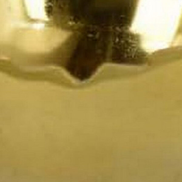 Bonz Set of 3 Bowls, Unique Top Shape, Round Base, Gold Metal Finish