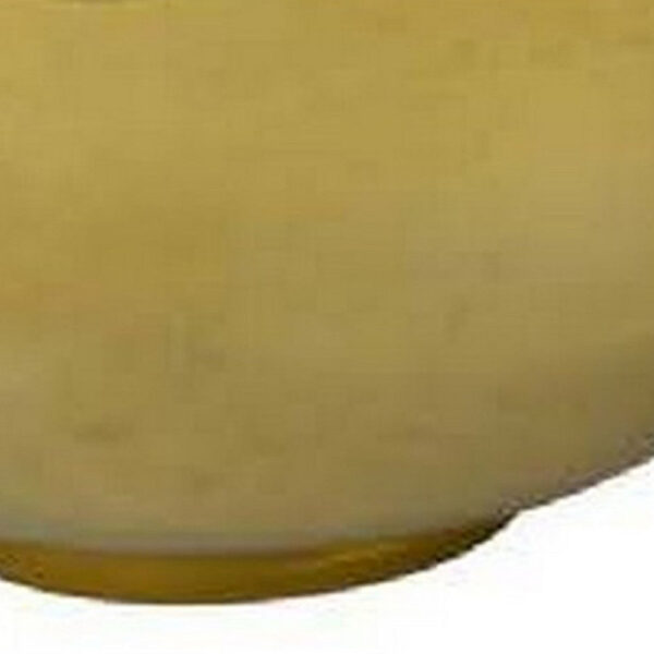 Bonz Set of 3 Bowls, Unique Top Shape, Round Base, Gold Metal Finish