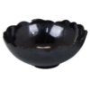 Bonz Set of 3 Bowls, Unique Top Shape, Round Base, Black Metal Finish