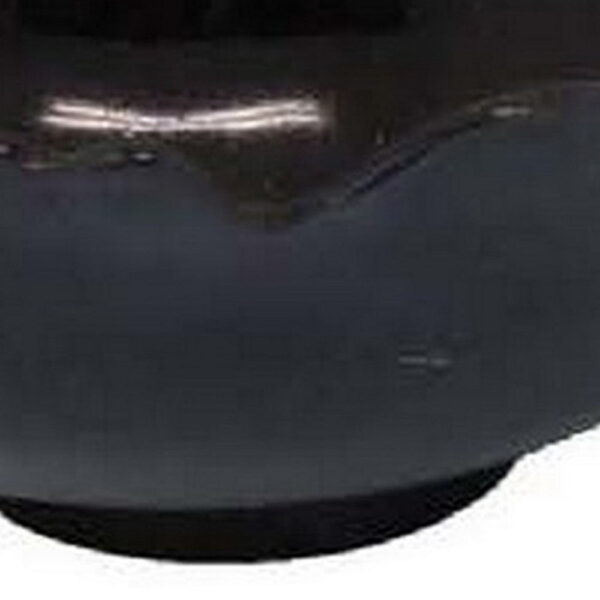 Bonz Set of 3 Bowls, Unique Top Shape, Round Base, Black Metal Finish