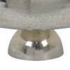 16 Inch Tabletop Decorative Bowl with a Pedestal Footed Base, Silver