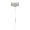 Zoe 96 Inch Pendant Chandelier, Modern Paper Mache Cone Shape, Beige
