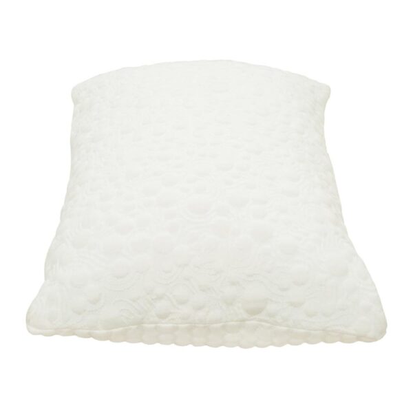 Tic Standard Pillow, Supportive Shredded Memory Foam, Polyester Cover