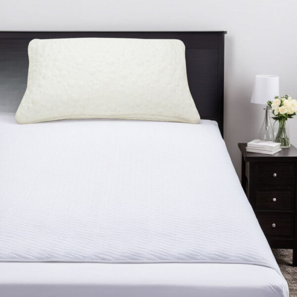 Tic Standard Pillow, Supportive Shredded Memory Foam, Polyester Cover