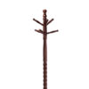 Traditional Style Coat Rack, Merlot Brown