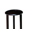 Elegant Plant Stand With Round Top, Brown