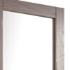Stav Dresser Mirror with Rectangular Frame, Gray Brazilian Pine Wood
