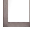 Stav Dresser Mirror with Rectangular Frame, Gray Brazilian Pine Wood