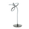 Sea 22 Inch Table Lamp, Accent Twisted LED Light, Modern Style, Chrome Base