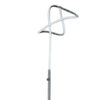 Sea 61 Inch Floor Lamp, Accent Twisted LED, Modern Style, Chrome Base
