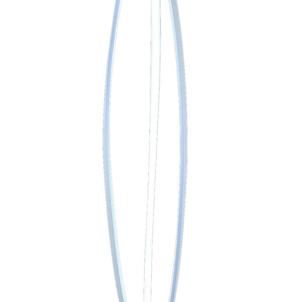 60 Inch Floor Lamp, Modern Accent Round Base, Sturdy Metal Body, White