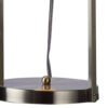 Jim 22 Inch Table Lamp, LED Light, Metal Body, Modern Globe Shade, Brass