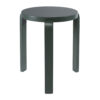 Mata Stacking Stool Ottoman, Set of 2, Modern Spanish Moss Green