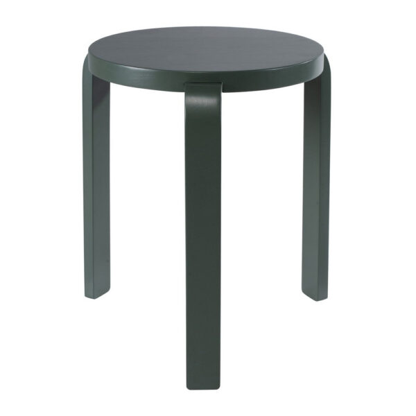 Mata Stacking Stool Ottoman, Set of 2, Modern Spanish Moss Green