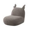 Wesie Deer Shaped Kids Chair, Sculpted Ear and Antlers, Brown Chenille