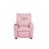 Chang Kids Recliner Chair, Built In Cupholder, Pink Faux Leather