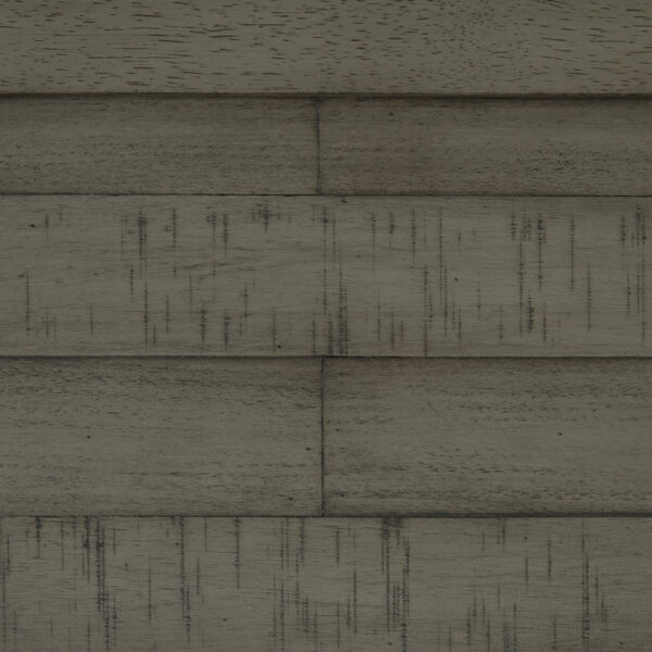 Anab Counter Height Stool Set of 2, Round Polyester Seat, Gray Wood