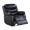13022026698f02a16c705.jpeg Power Recliner with Pocket Coil Seating and Pillow Top Arms, Black