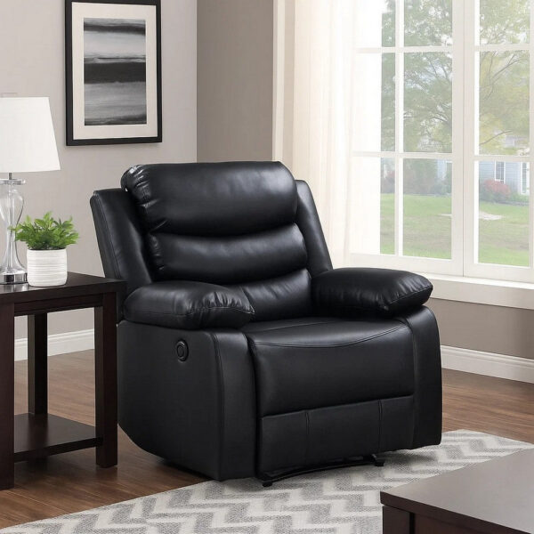 13022026698f02a612c5d.jpeg Power Recliner with Pocket Coil Seating and Pillow Top Arms, Black