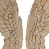 Angel Wings Statue Wall Art, Set of 2, Brown