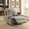 Rosia Homely Recliner , Gray Linen