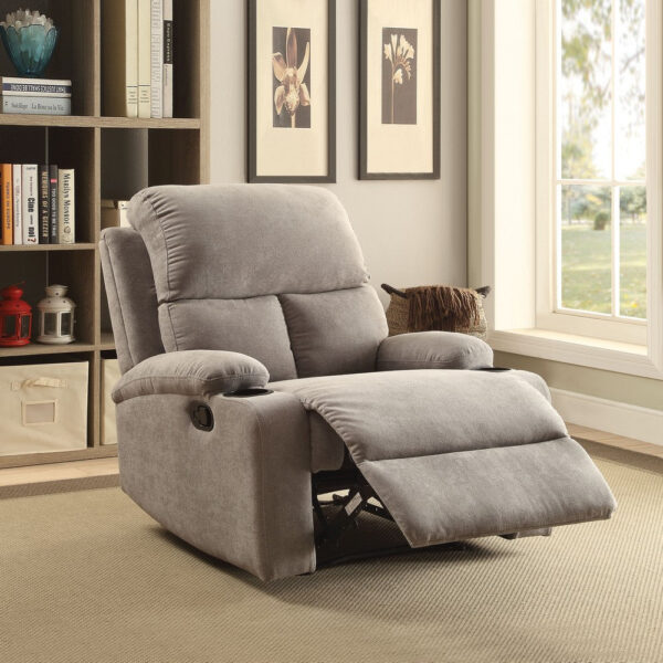 Rosia Homely Recliner , Gray Linen