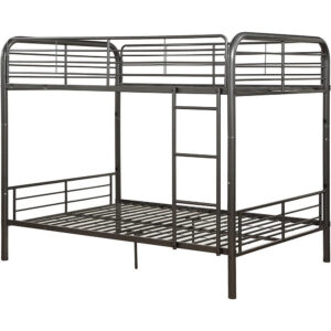 13022026698f03e242587.jpeg Metal Full/Full Bunk Bed, Dark Brown