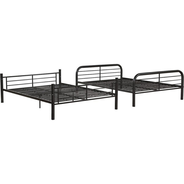 13022026698f03e523dc7.jpeg Metal Full/Full Bunk Bed, Dark Brown