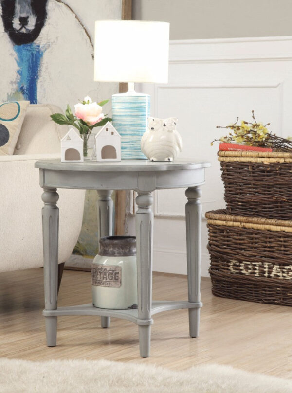 Fordon End Table, Antiqued Slate