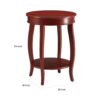 Trendy Side Table, Red