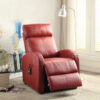 Ricardo Recliner with Power Lift, Red