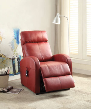Ricardo Recliner with Power Lift, Red